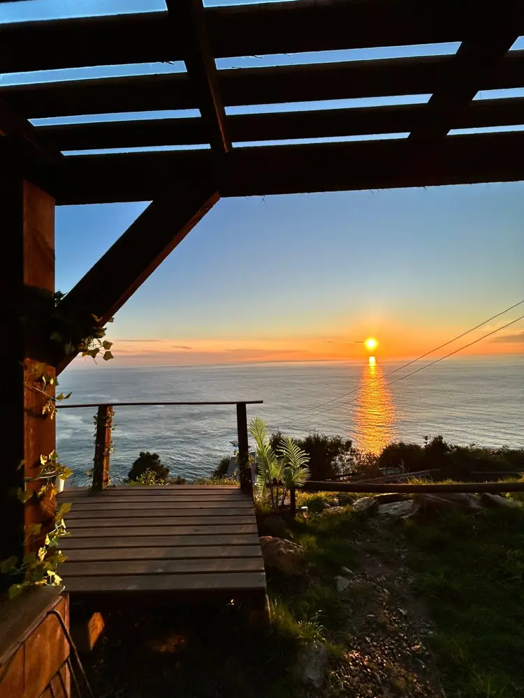 Atardecer desde la terraza